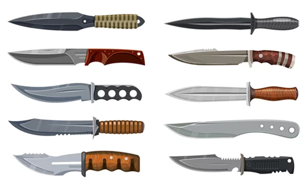 différence entre épée et couteau